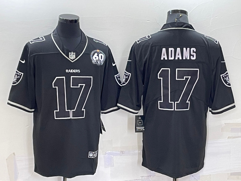 Men's Las Vegas Raiders Davante Adams #17 Black Jersey